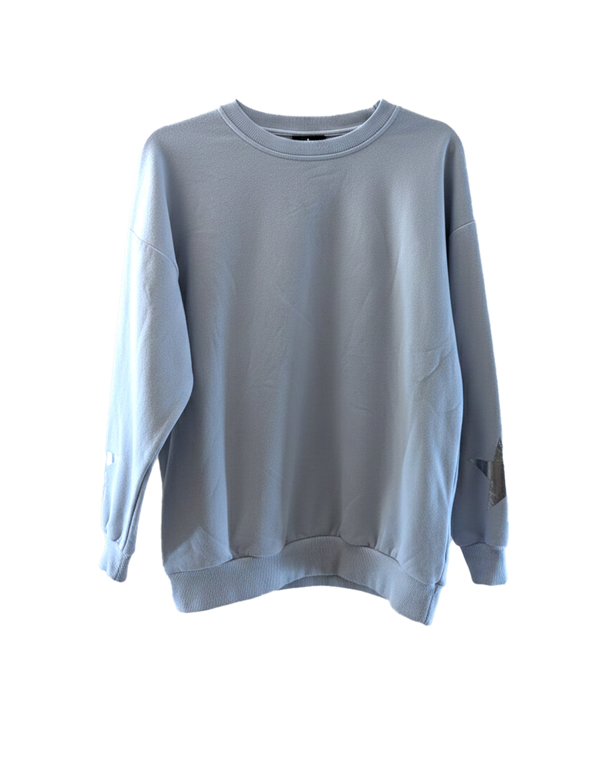 LIGHT BLUE CREW-NECK SWEATSHIRT