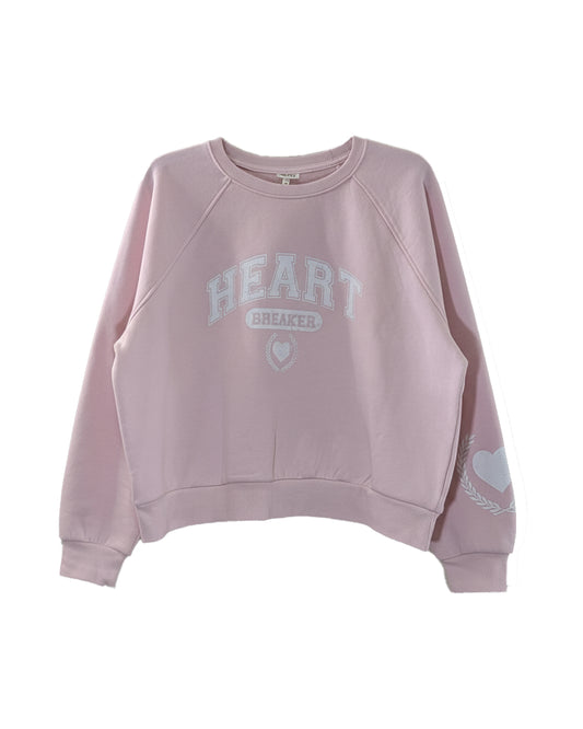 HEART BREAKER PINK SWEATSHIRT