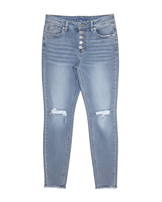 MID-RISE CURVY CROPPED JEANS