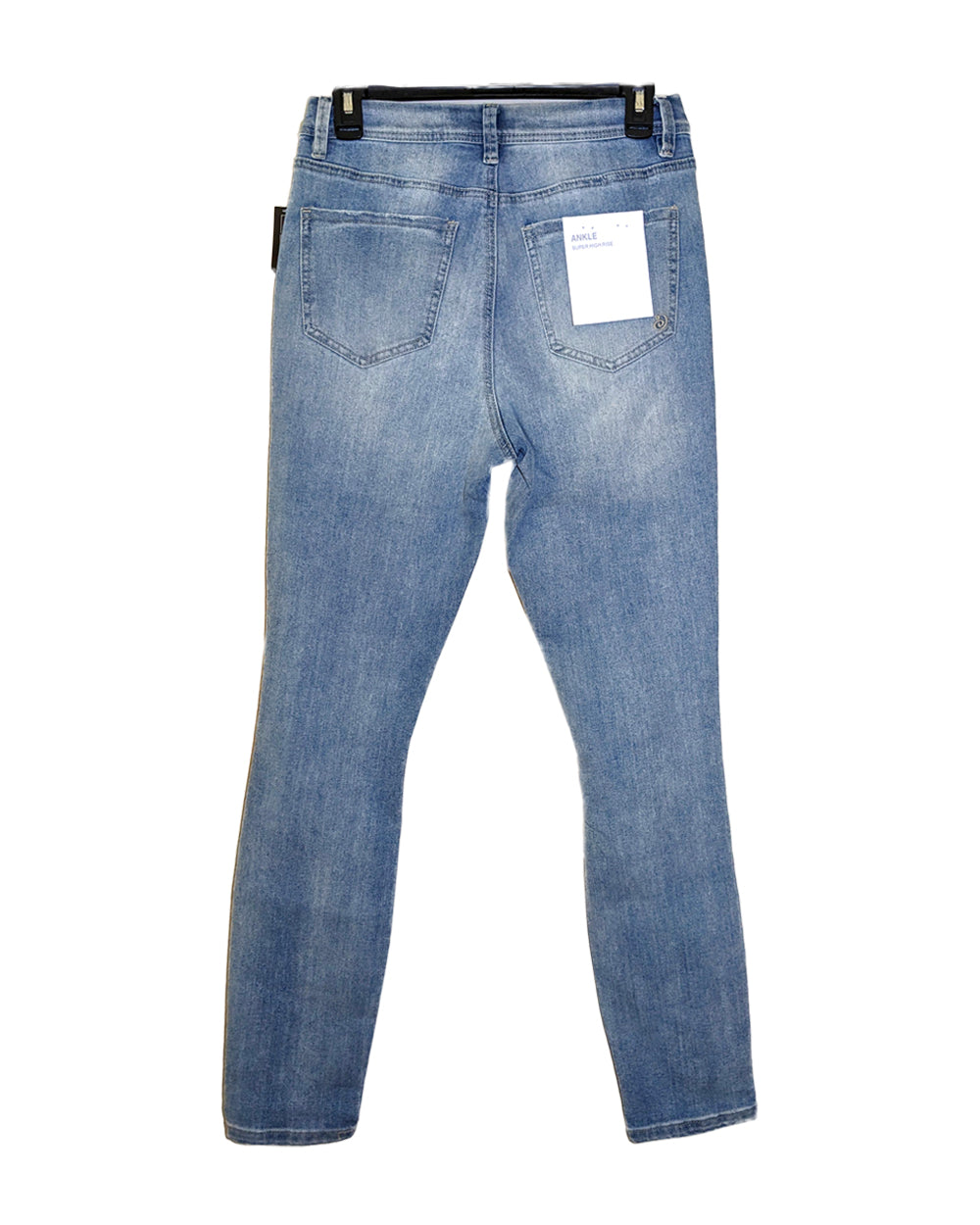 SUPER HIGH-RISE ANKLE BLUE JEAN
