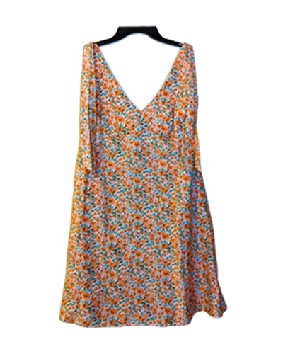 SLEEVELESS TEA-LENGTH DRESS