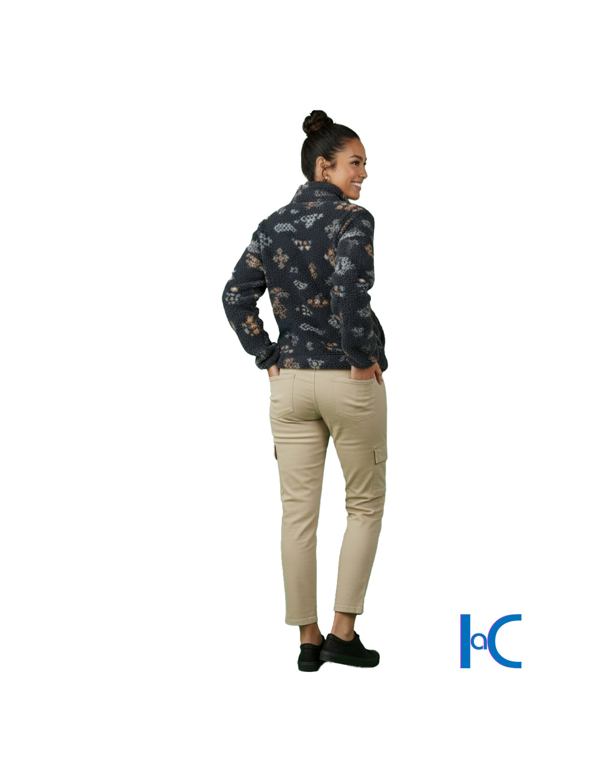 DKNY ELASTIC-BACK CARGO PANTS