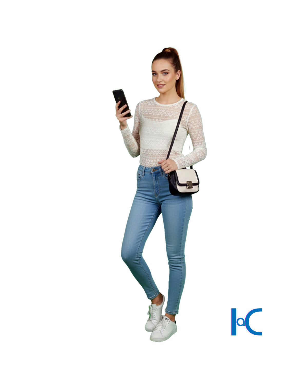 CALLA LILY TEXTURED KNIT BLOUSE