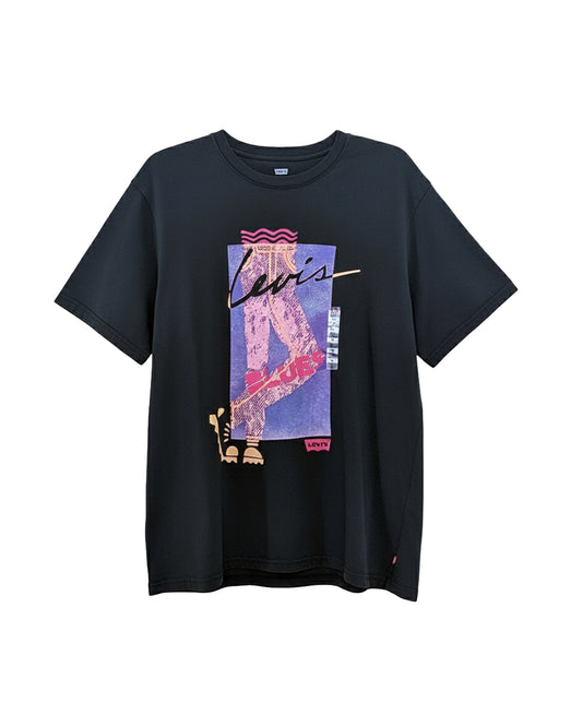 LEVI'S RELAX BLACK GRAPHIC TEE