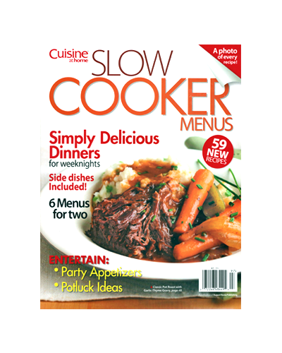 SLOW COOKER MENU: DELICIOUS DINNERS (N)