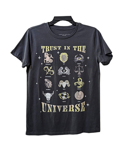 WOMEN'S ZODIAC SIGNS GRAY T-SHIRT
