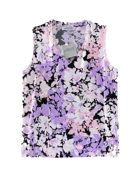 LAVENDER MIST SLEEVELESS BLOUSE