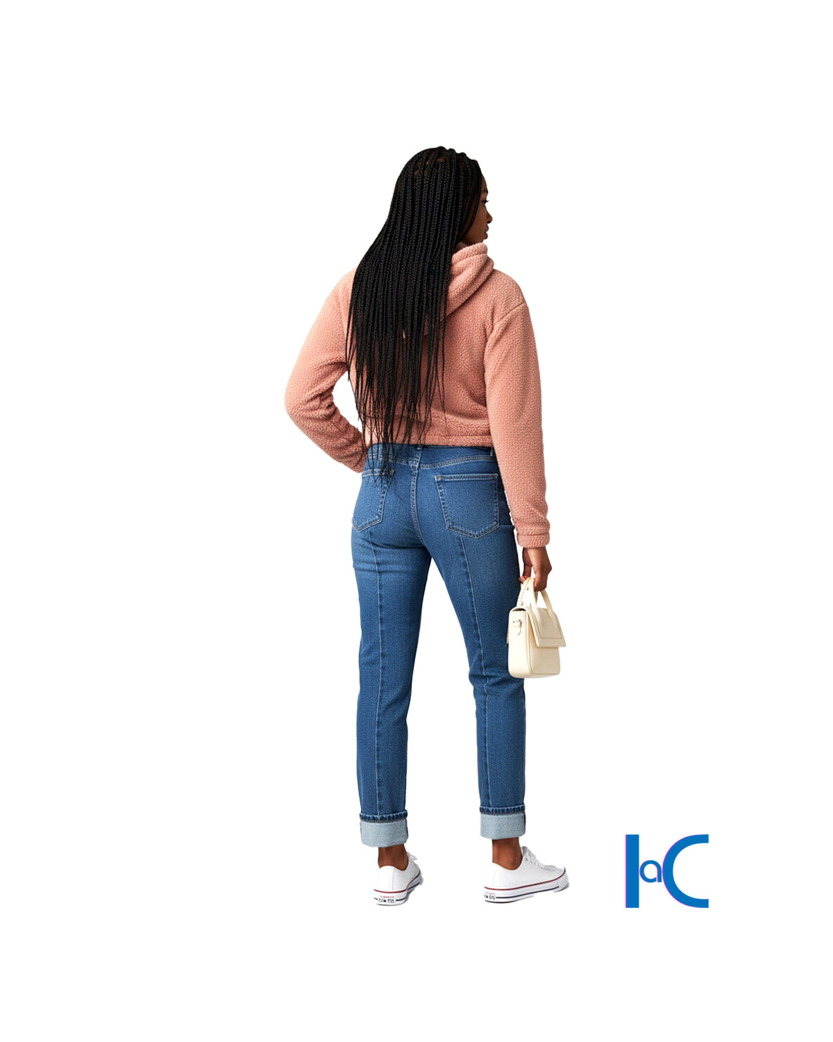 WOMEN'S STRAIGTH LEG CUFF DENIM