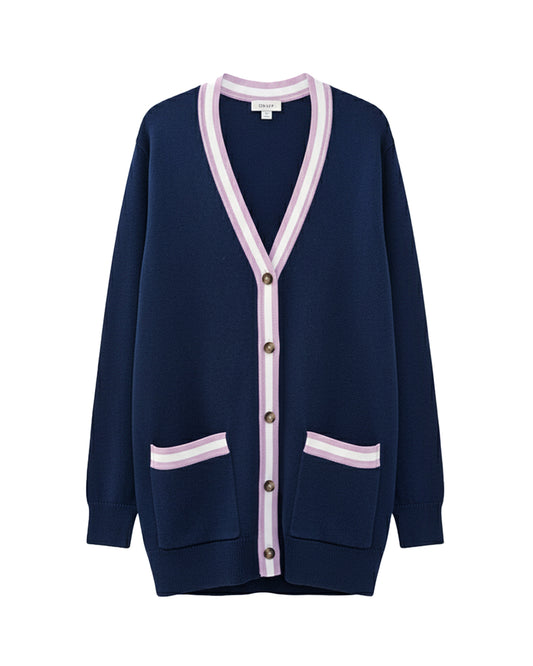 WOMEN'S BLAZING NAVY CARDIGAN