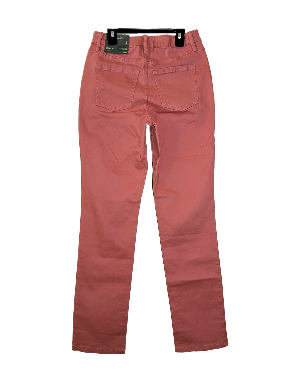 SLIMMING POCKET STRAIGHT PANTS