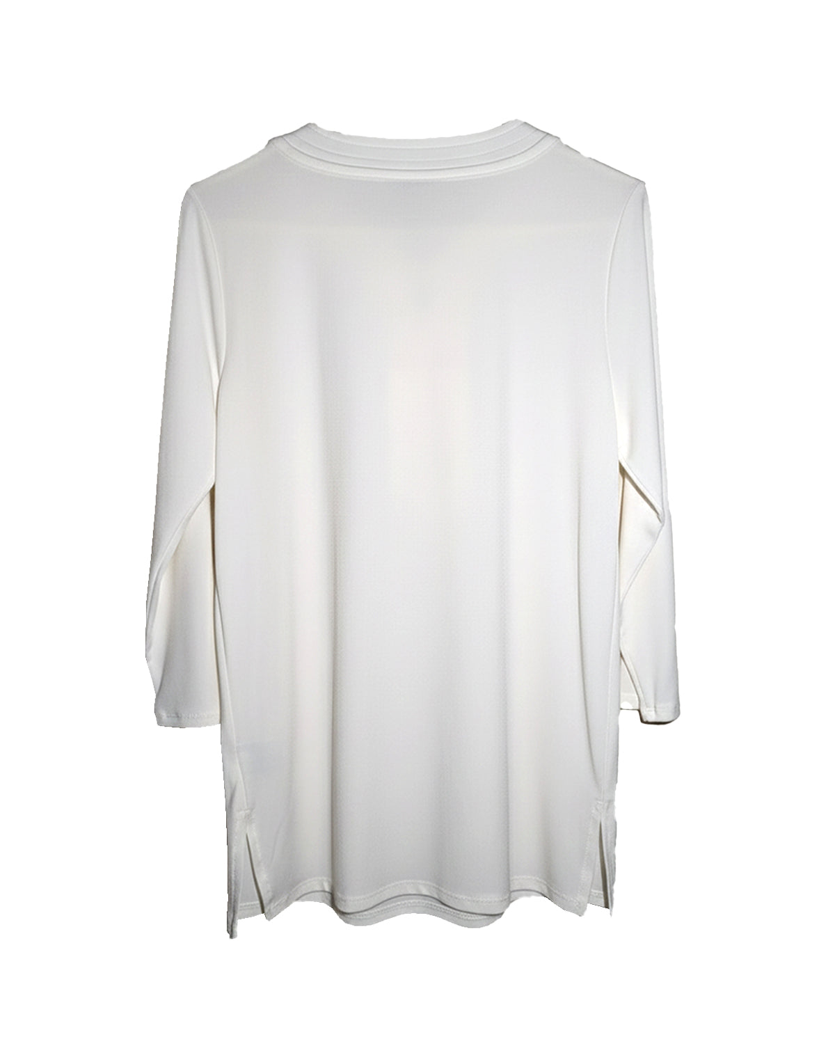 WOMEN'S TIE-NECK KEYHOLE BLOUSE
