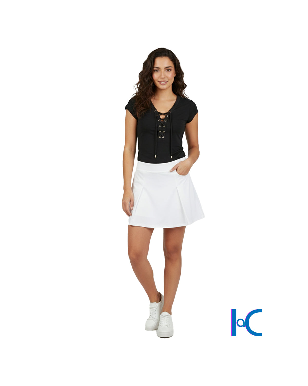 WOMEN'S BRIGHT WHITE SKORT
