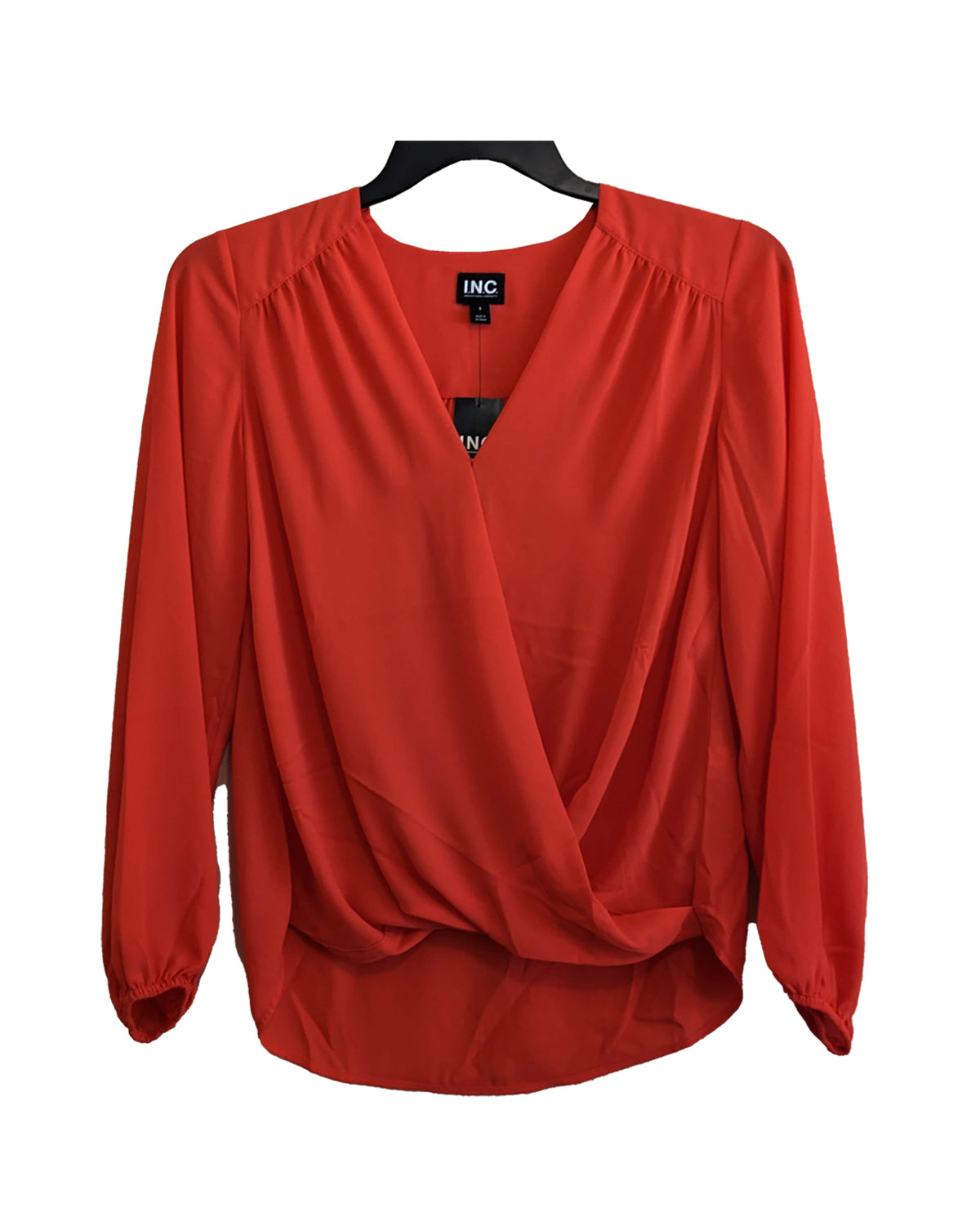 TROPICAL PUNCH SURPLICE BLOUSE