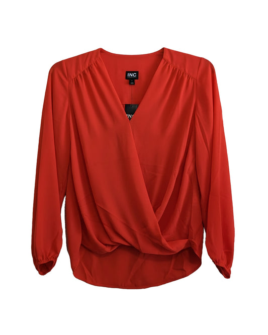 TROPICAL PUNCH SURPLICE BLOUSE