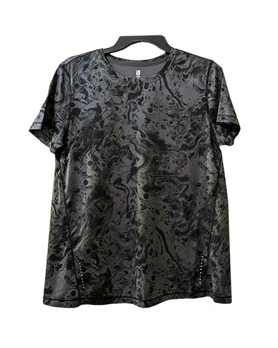 JACQUARD MESH WOMEN'S TEE