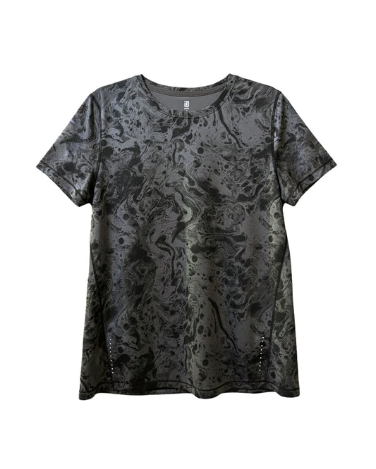 JACQUARD MESH WOMEN'S TEE