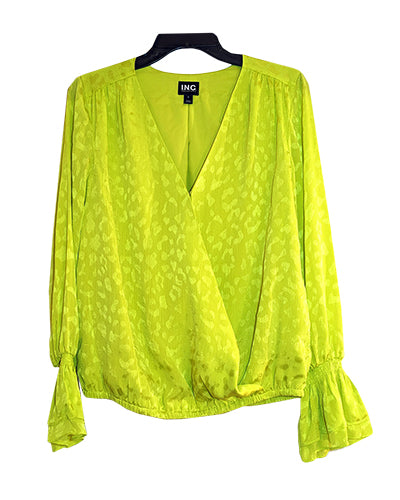 SWEET MIDORE V-NECK BLOUSE