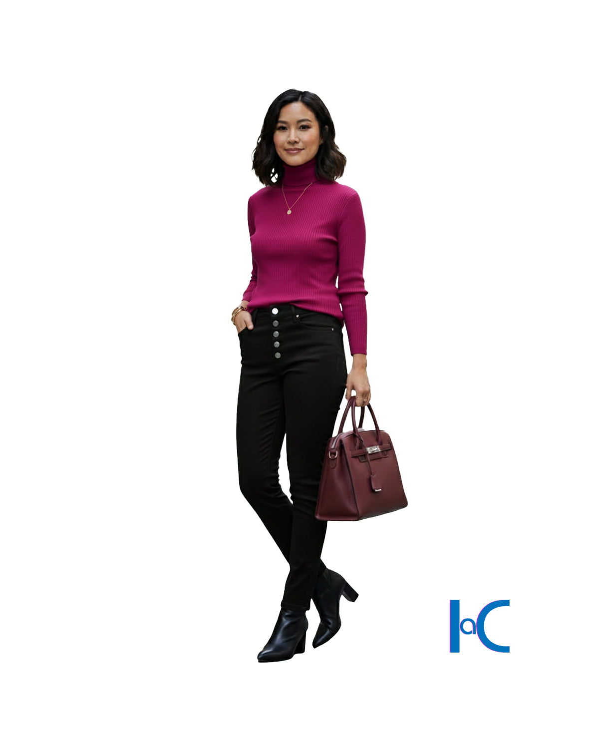 WOMEN'S MOCK-NECK LONG-SLEEVE SHIRT