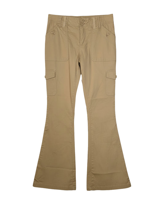 SUMMER CARGO FLARE LEG PANTS