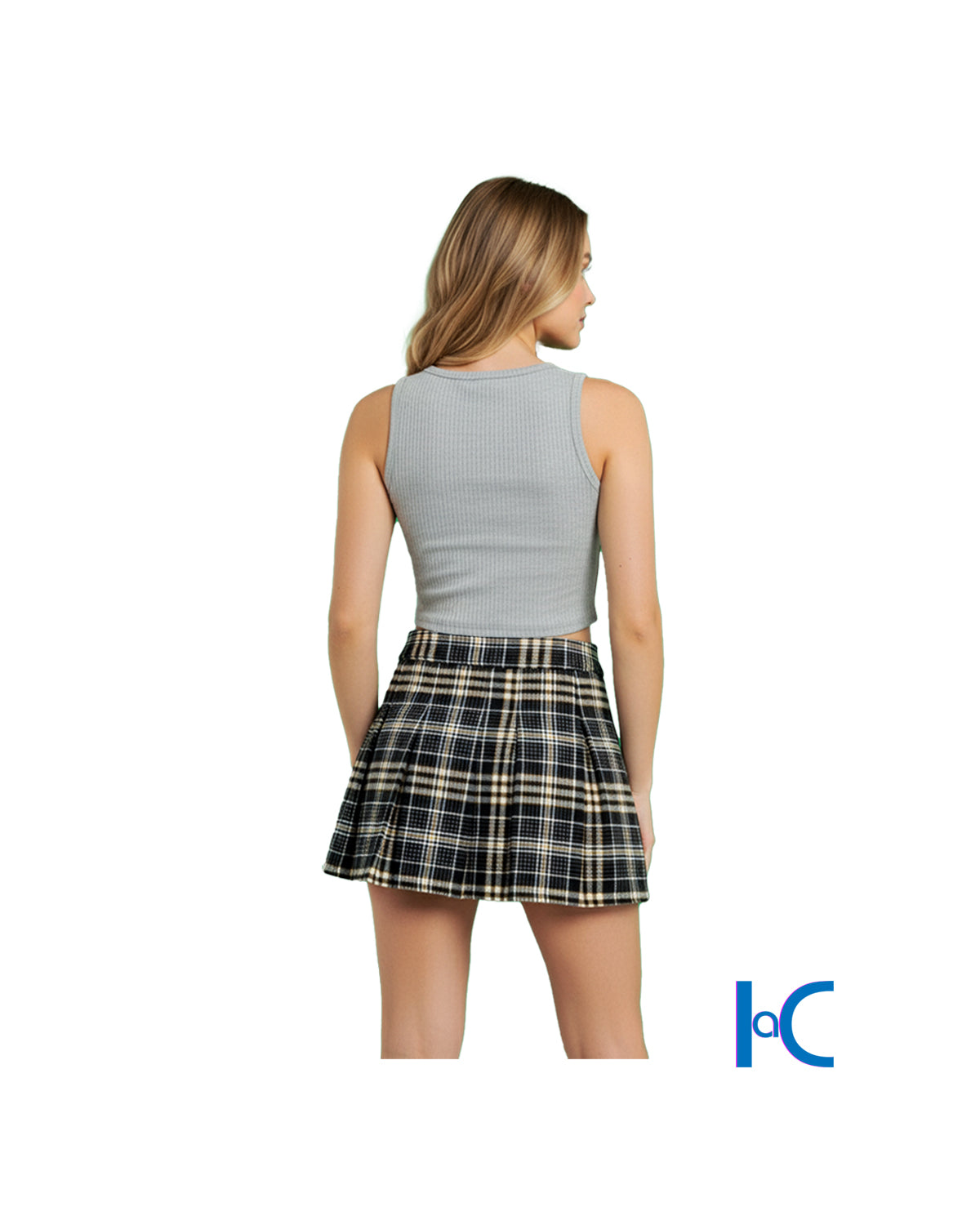 JUNIOR'S ZIP-FRONT FRESH SAGE TANK