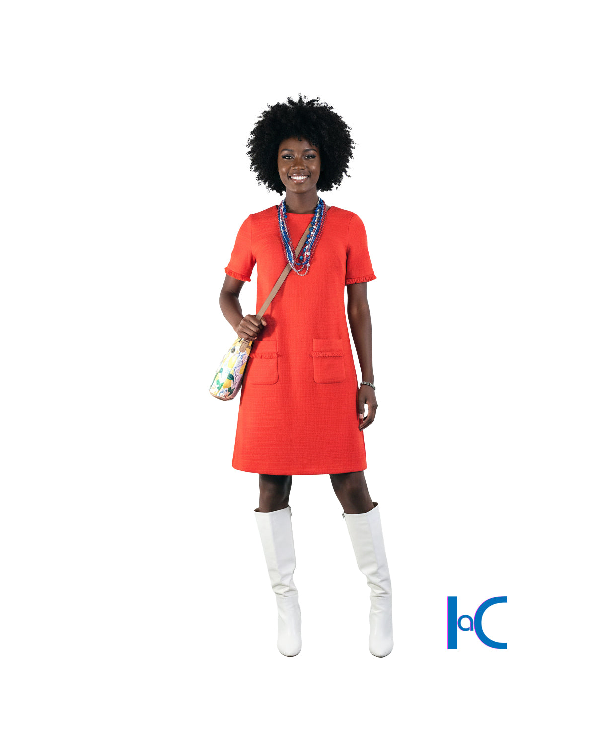 WOMEN'S VERMILLION PENCIL MINI SKIRT