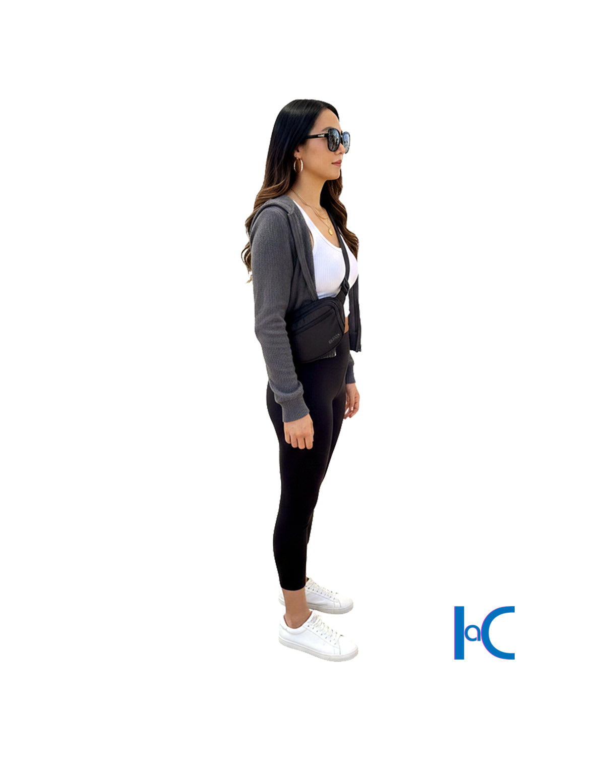 HIPPIE ROSE RIBBED ZIP-UP CROPPED HOODIE