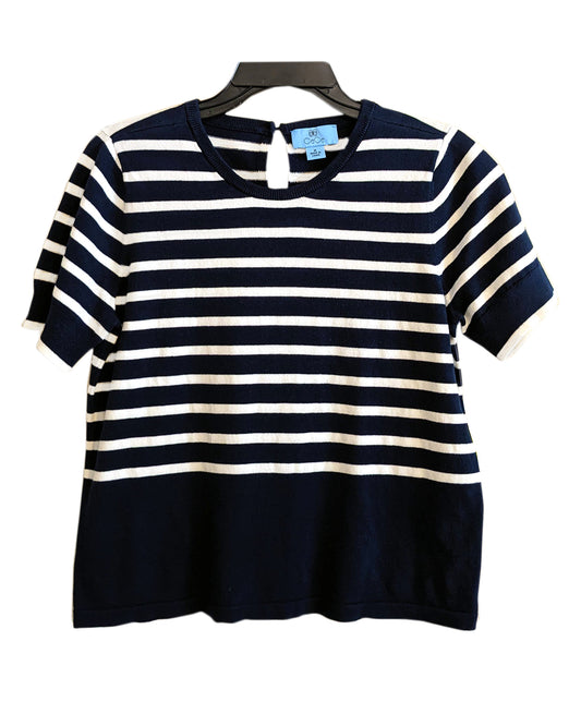 CLASSIC NAVY STRIPE WOMEN'S SWEATER