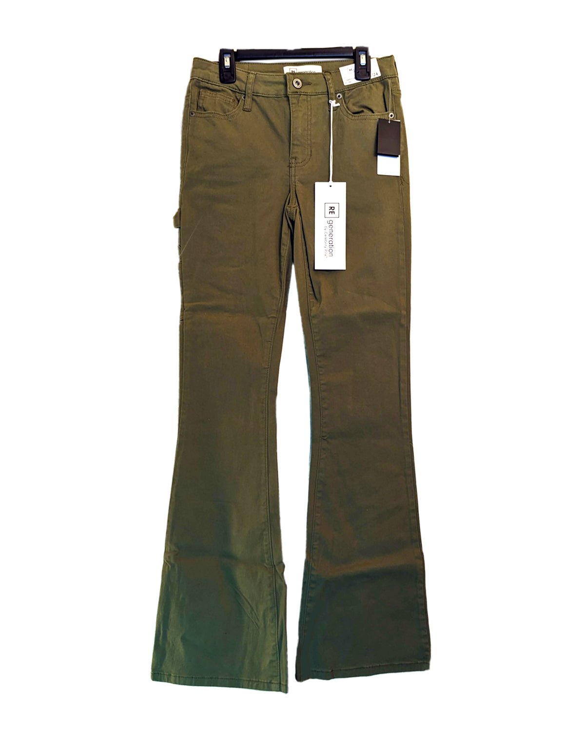 MID-RISE CARPENTER FLARE DENIM
