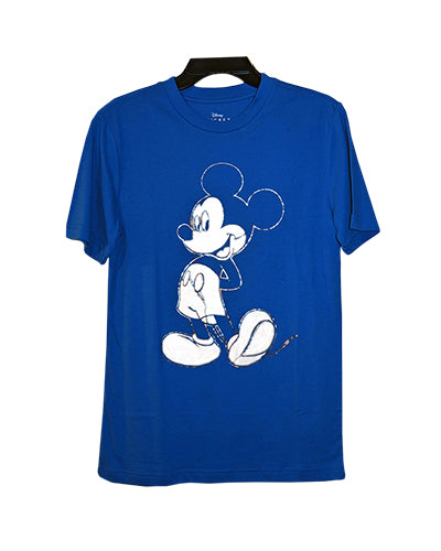 SILVER MICKEY MOUSE GRAPHIC TEE