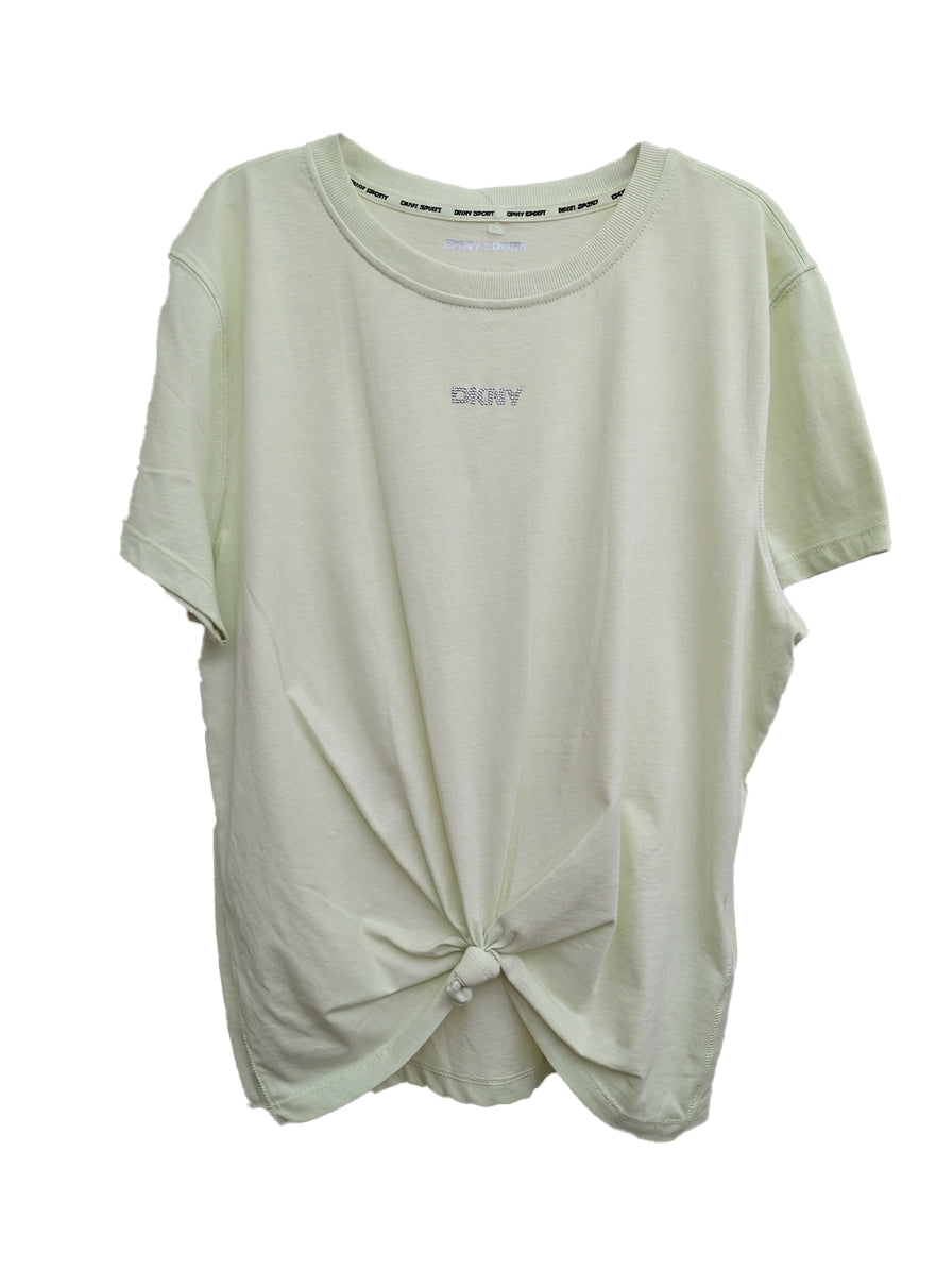 DKNY SPORT FRONT-KNOT WOMEN'S TEE