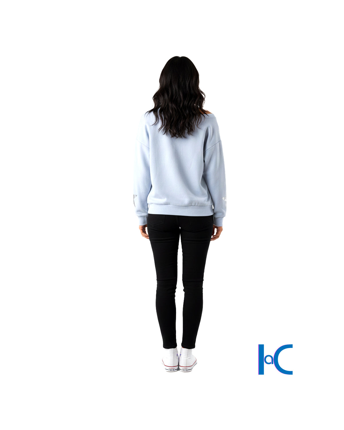 LIGHT BLUE CREW-NECK SWEATSHIRT