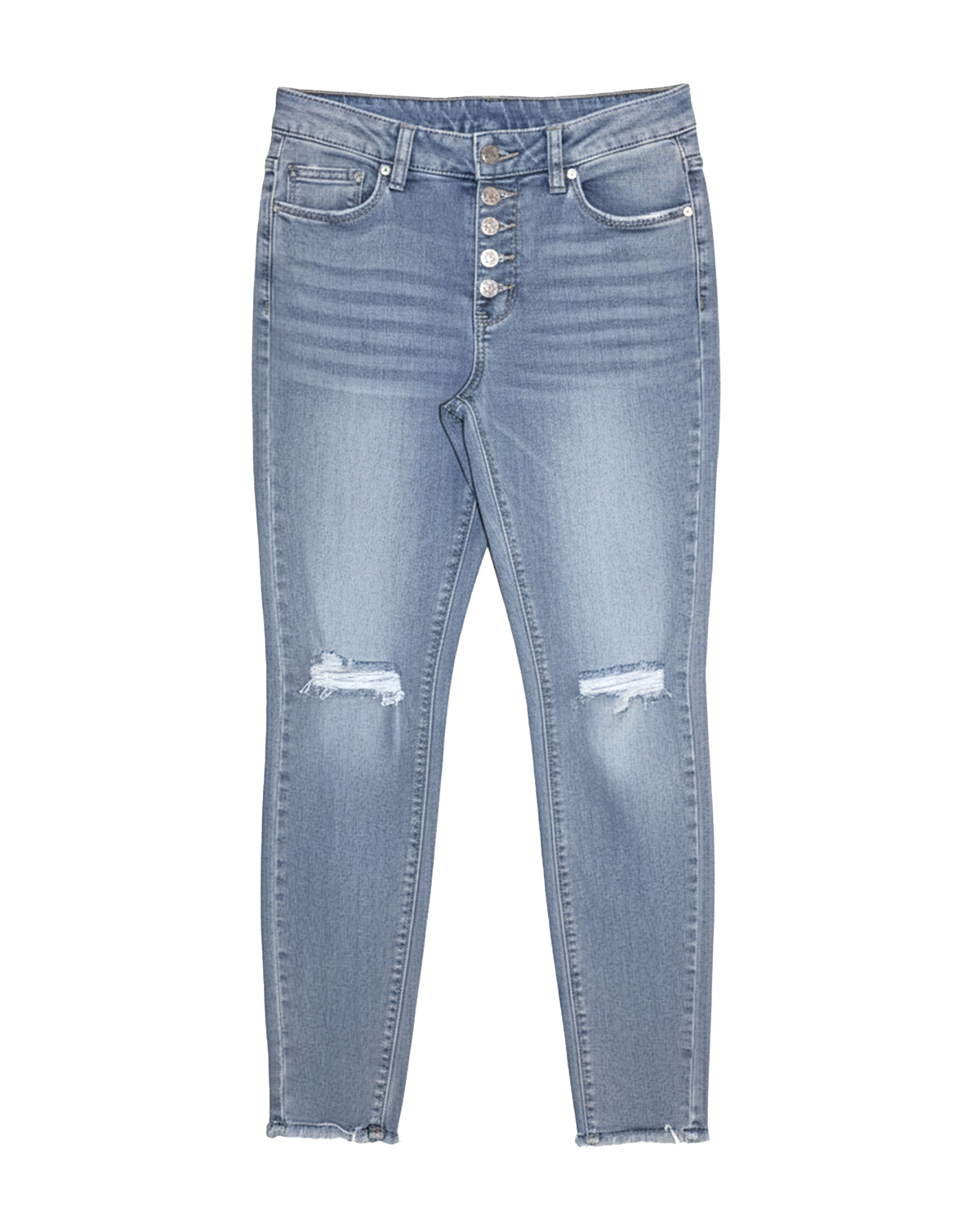 MID-RISE CURVY CROPPED JEANS