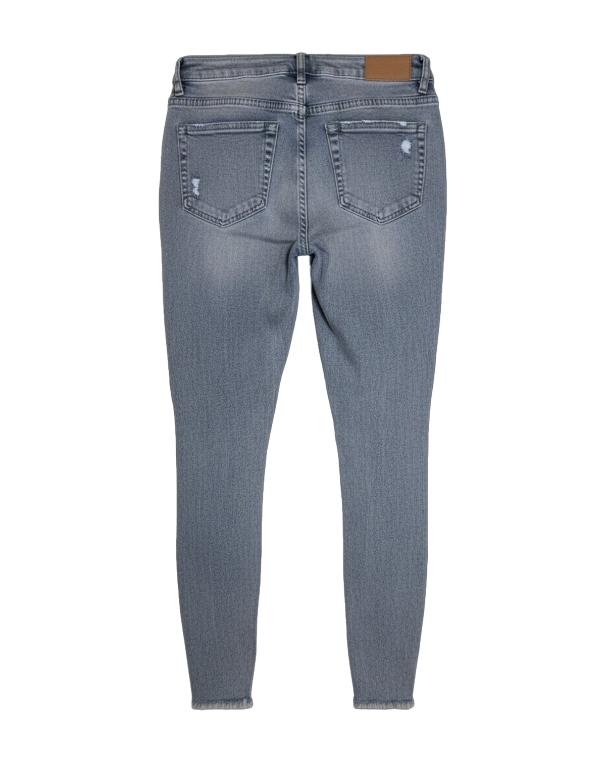 WOMEN'S CURVY CROPPED BLUE JEAN