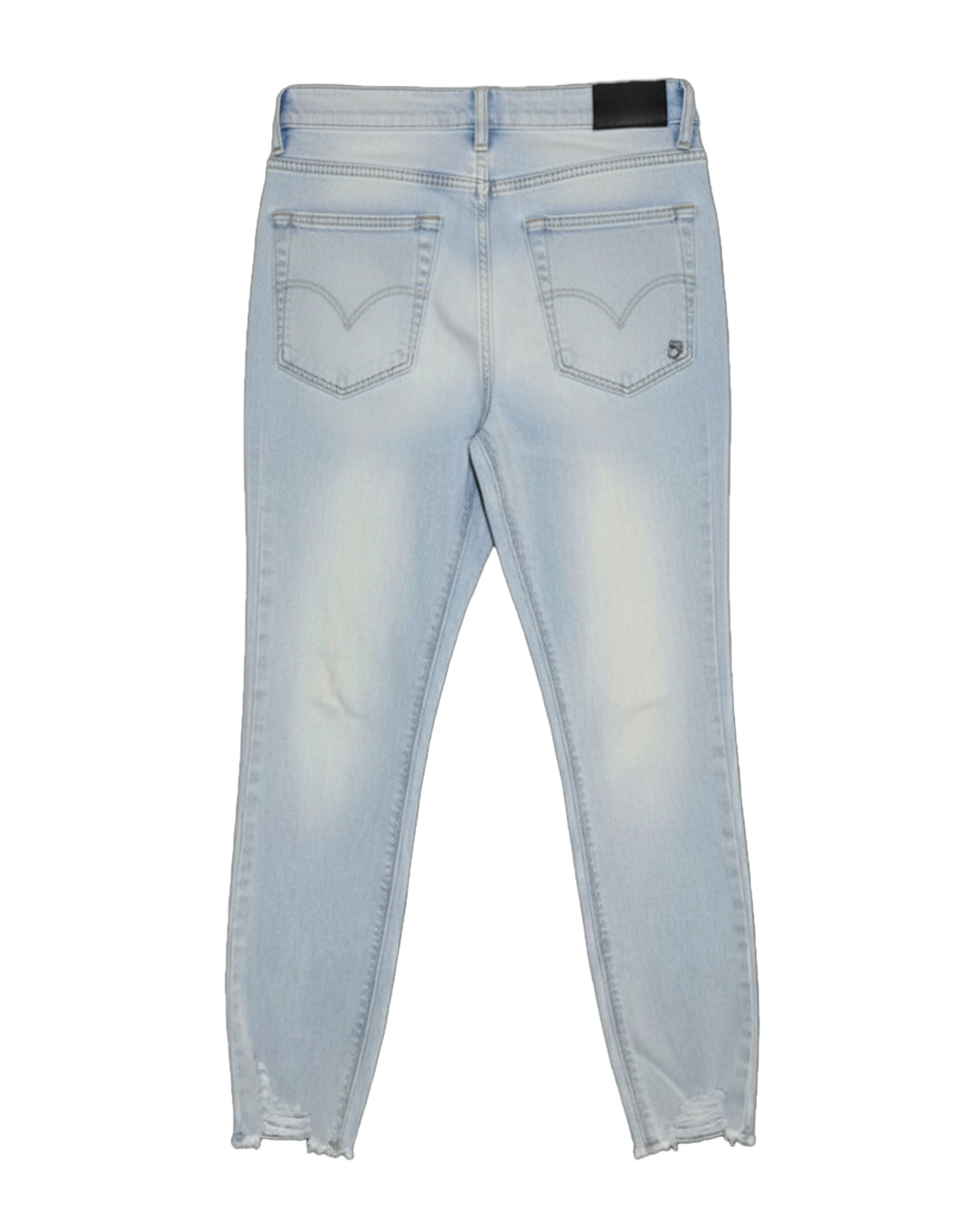 JUNIOR'S CURVY FIT CROPPED JEANS