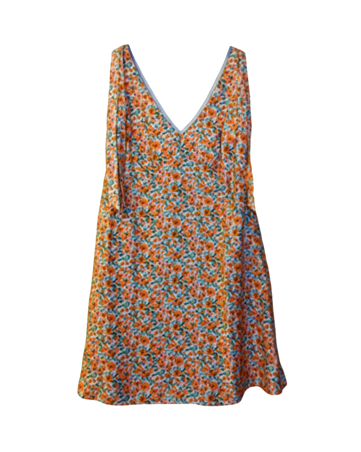 FLORAL SLEEVELESS MINI SUNDRESS