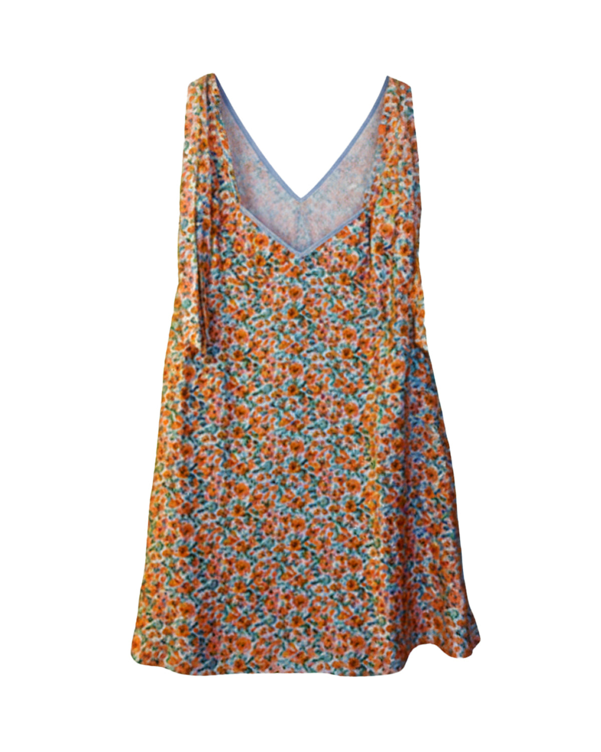 FLORAL SLEEVELESS MINI SUNDRESS