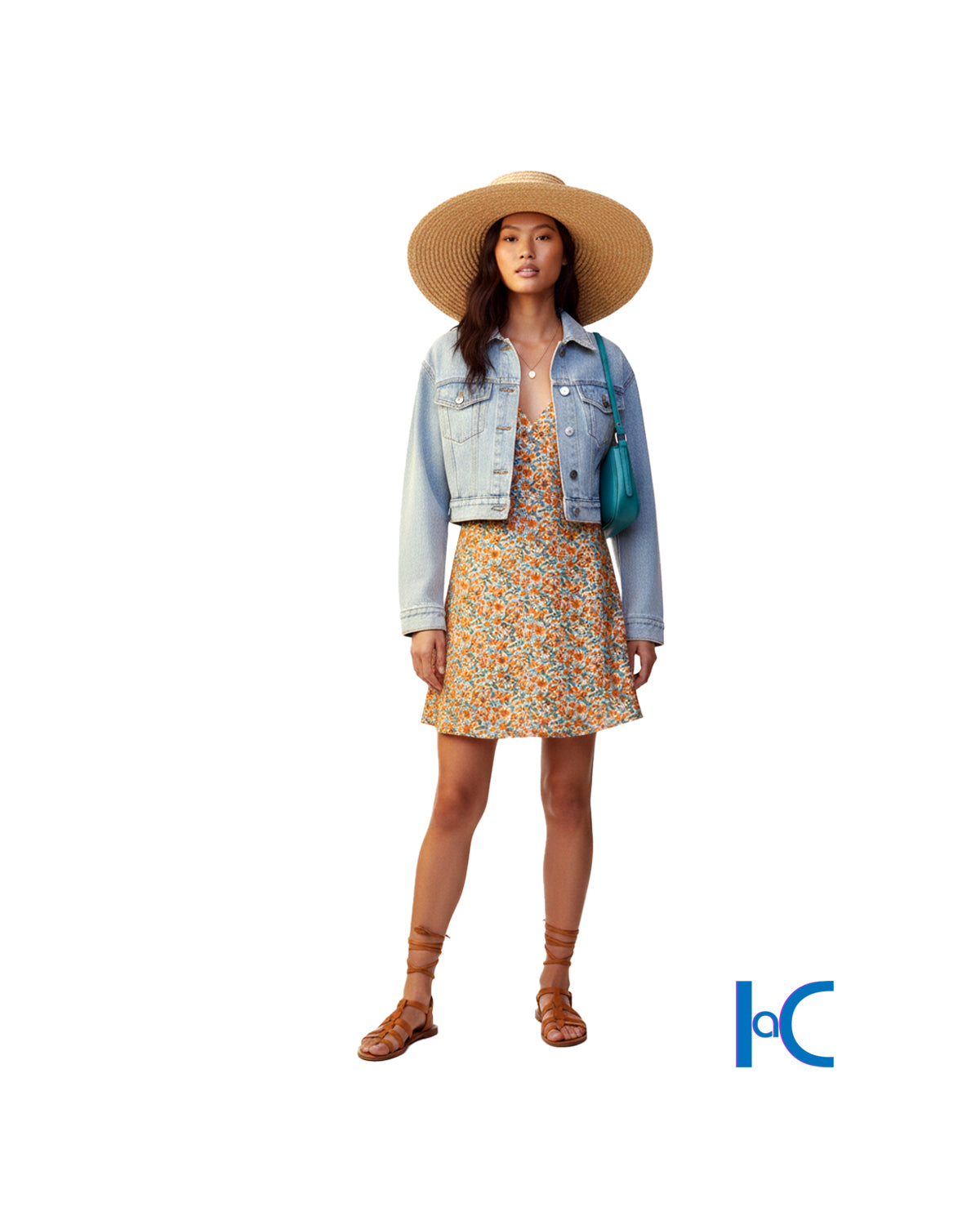 FLORAL SLEEVELESS MINI SUNDRESS