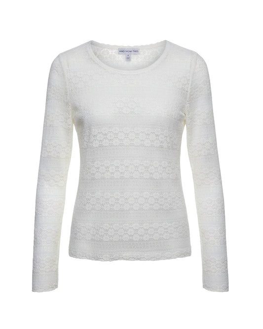 CALLA LILY TEXTURED KNIT BLOUSE