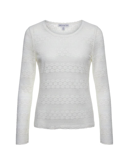 CALLA LILY TEXTURED KNIT BLOUSE