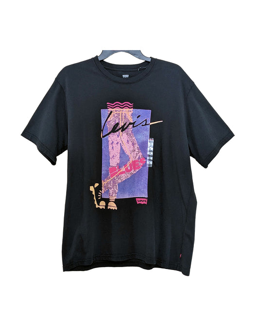 LEVI'S RELAX BLACK GRAPHIC TEE