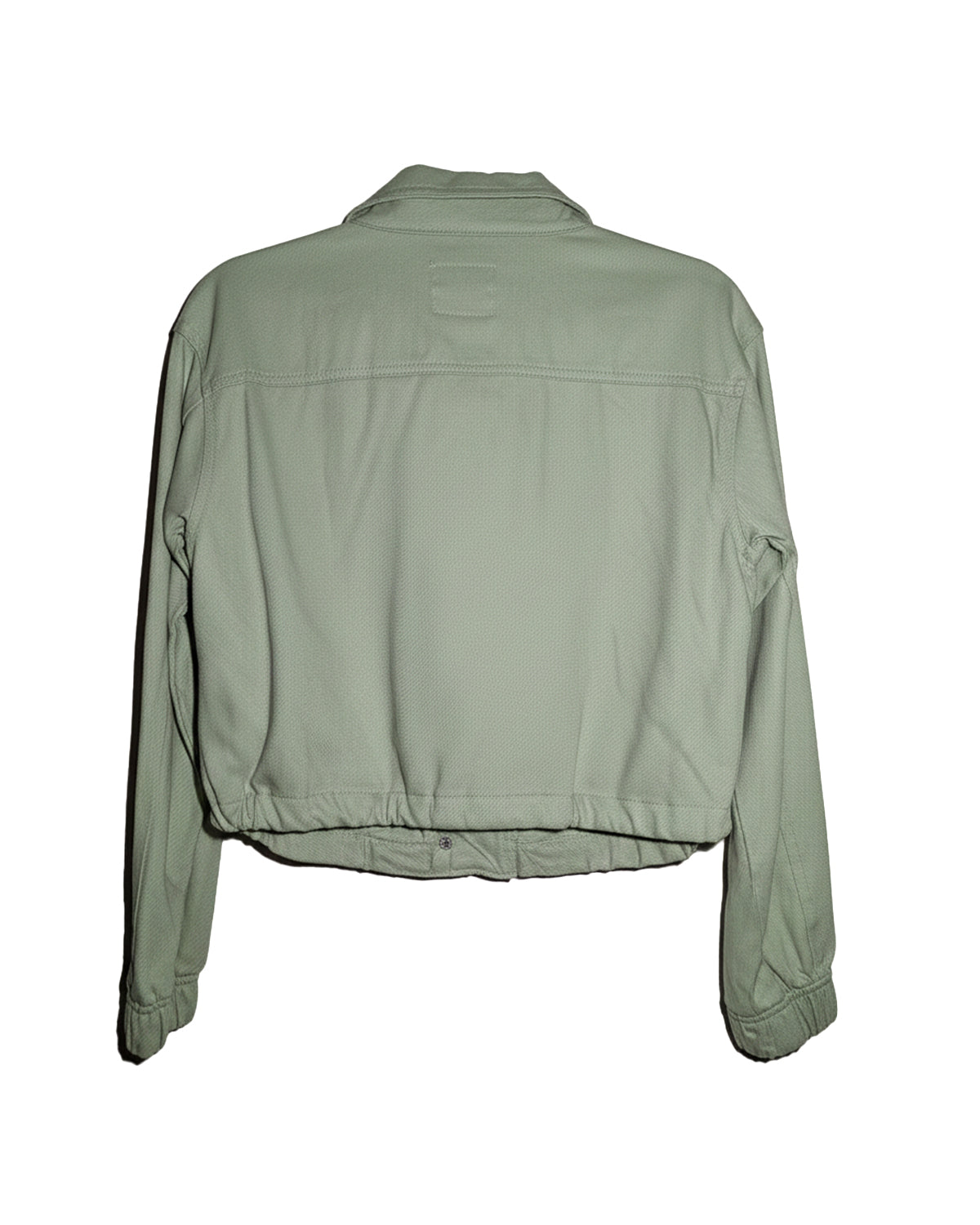 WOMEN'S OLIVE GREEN BOMBER JACKET
