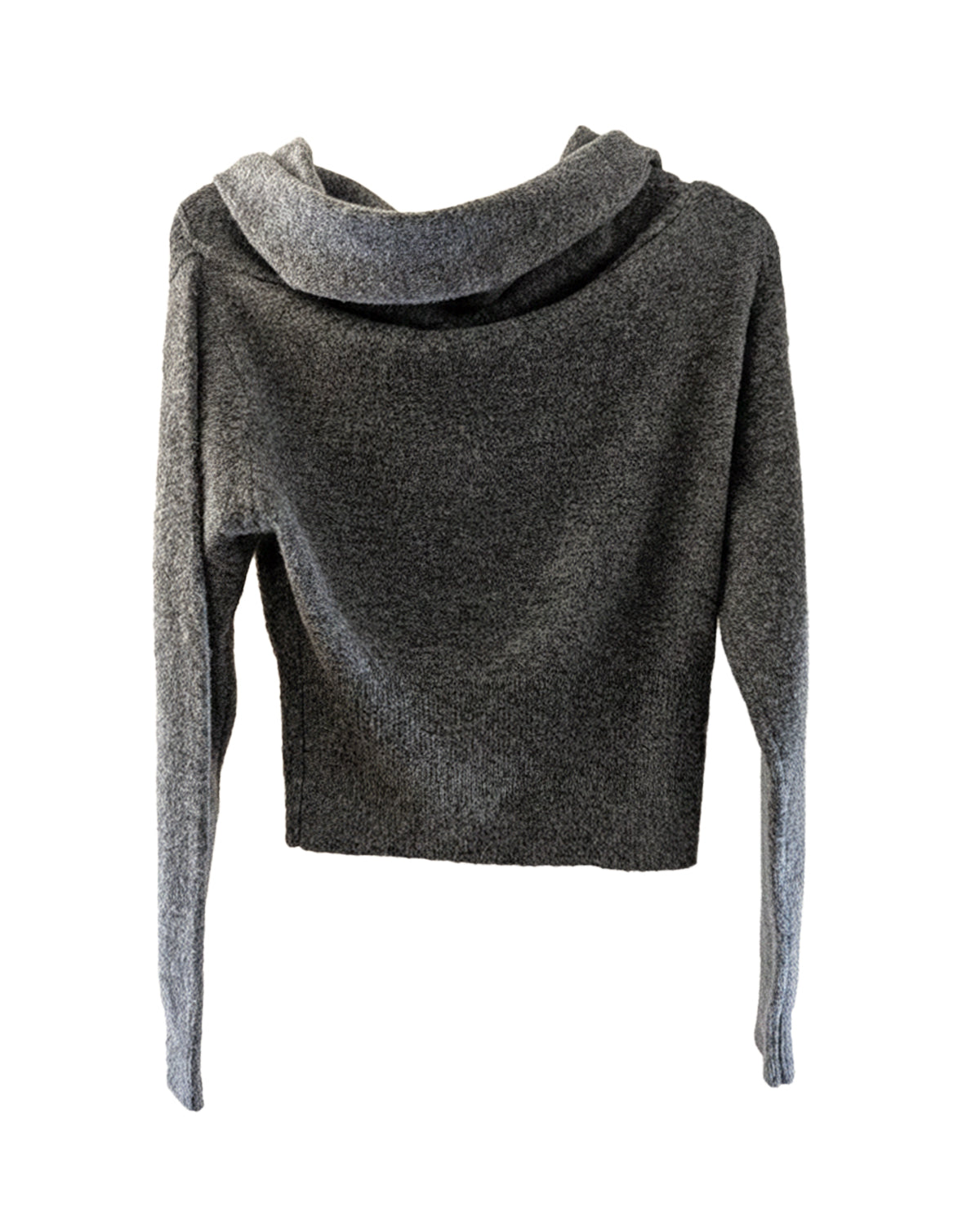 OFF-THE-SHOULDER KNIT CROPPED SWEATER
