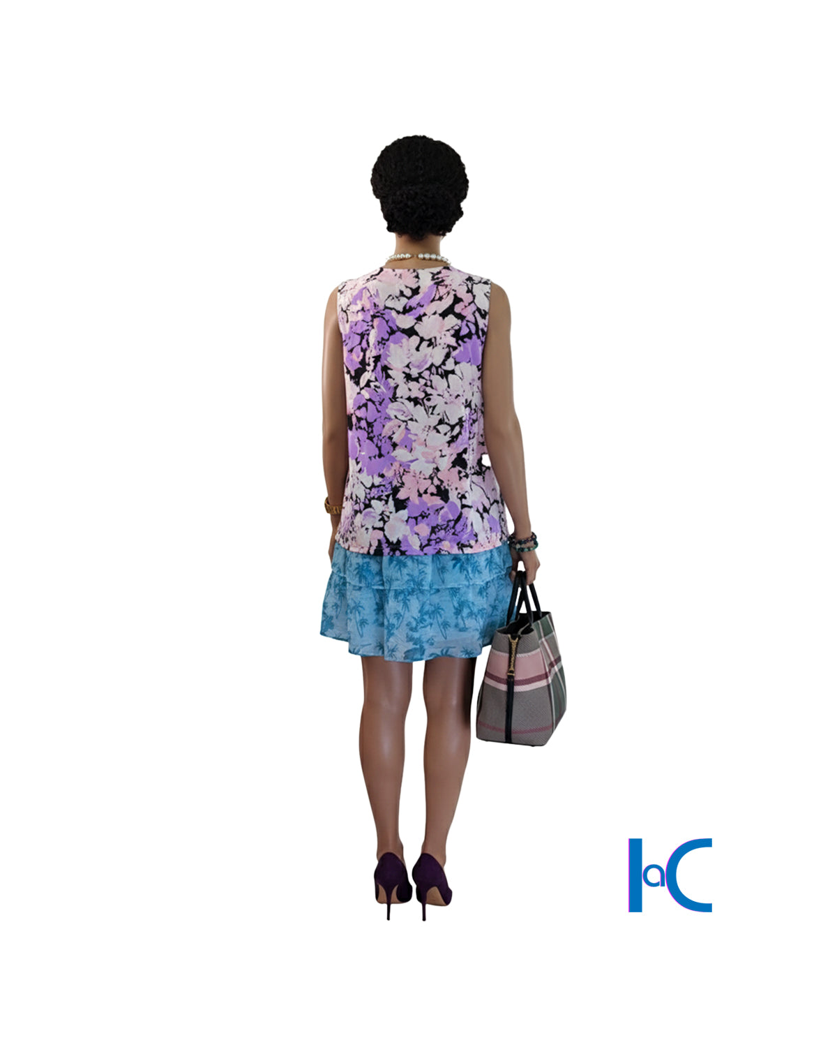 LAVENDER MIST SLEEVELESS BLOUSE