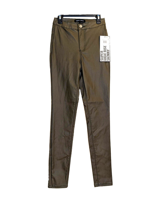 FAUX LEATHER SUPER HIGH-RISE LEGGINGS