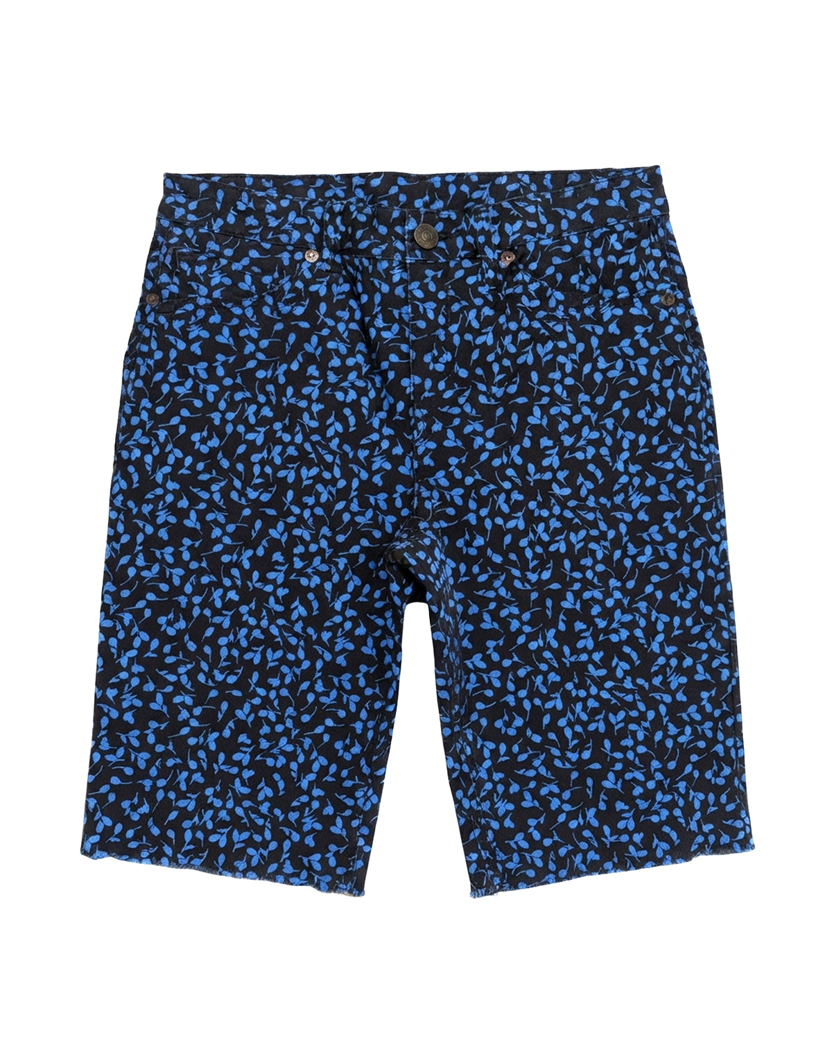 WOMEN'S PRINTED RAW-EDGE SHORT