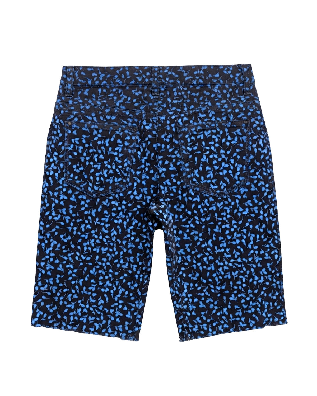 WOMEN'S PRINTED RAW-EDGE SHORT