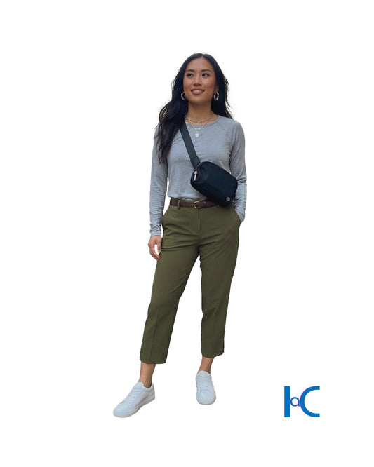 HEATHERED PERFORMANCE LONG-SLEEVE TEE