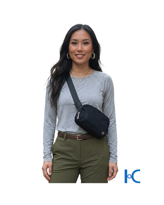 HEATHERED PERFORMANCE LONG-SLEEVE TEE