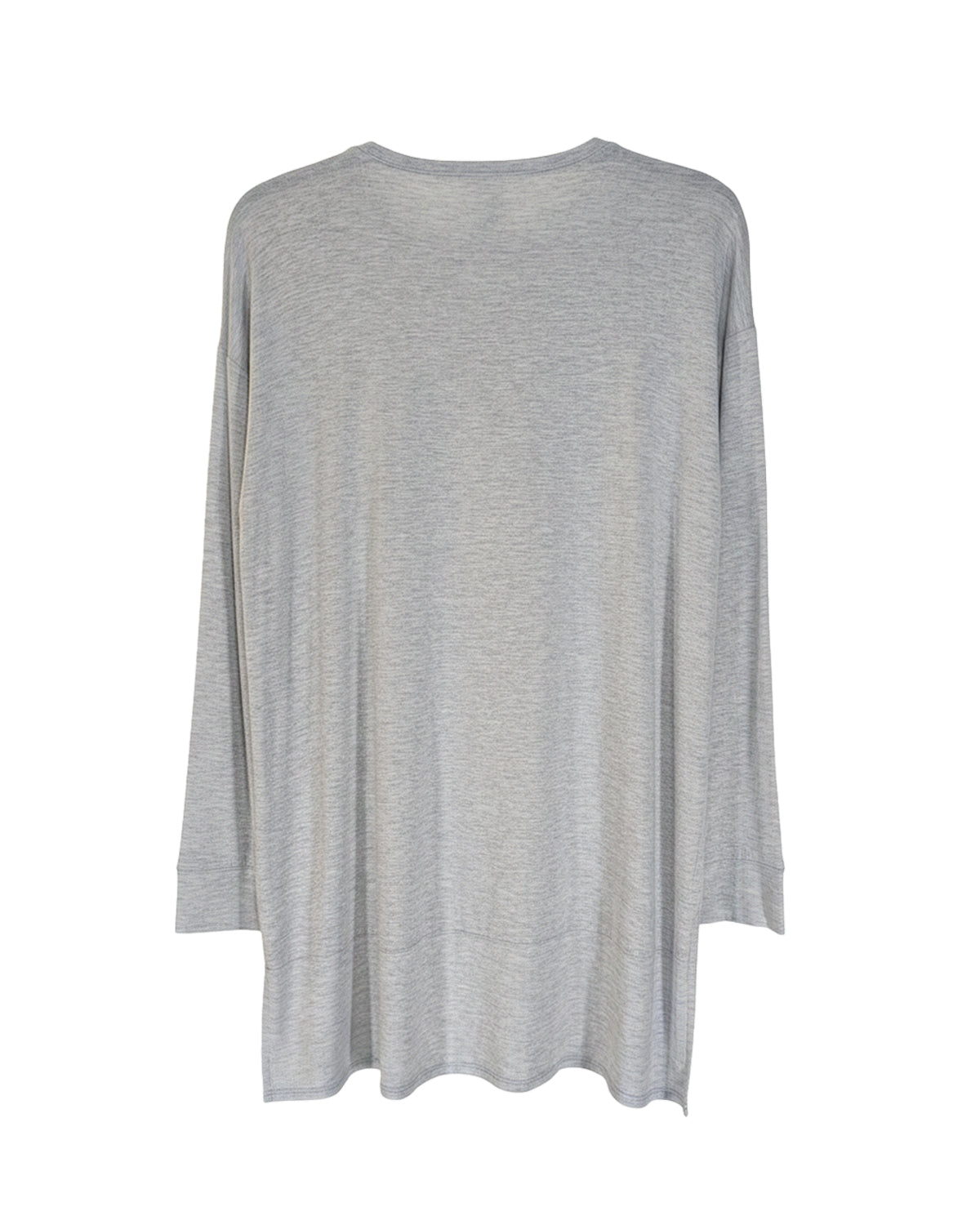WOMEN'S HEATHER GREY HIGH-LOW TUNIC