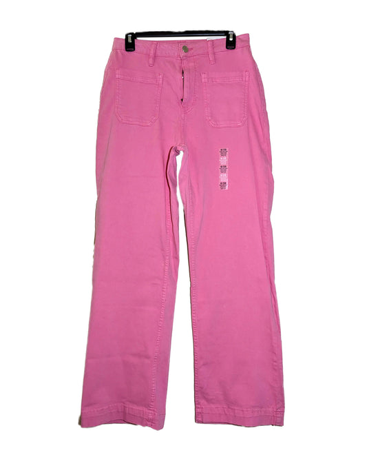 CORE POCKET HIGH-RISE WIDE LEG DENIM